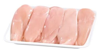 Poitrines de poulet désossées sans peau, Format familial