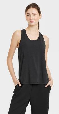 Women's Beyond Ease Legging Friendly Racerback Tank Top - All In Motion�™ Black XL: Moisture Wicking, Quick Dry