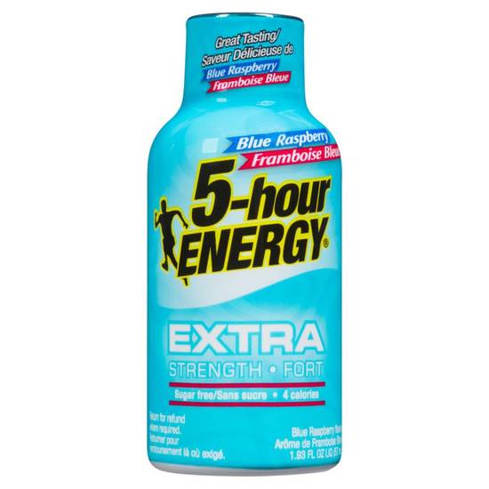 5 Hr Energy 5-hour Energy Blue Raspberry Flavour Extra Strength (57 ml)