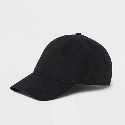 Goodfellow & Co. Cotton Washed Baseball Hat, Men, Black