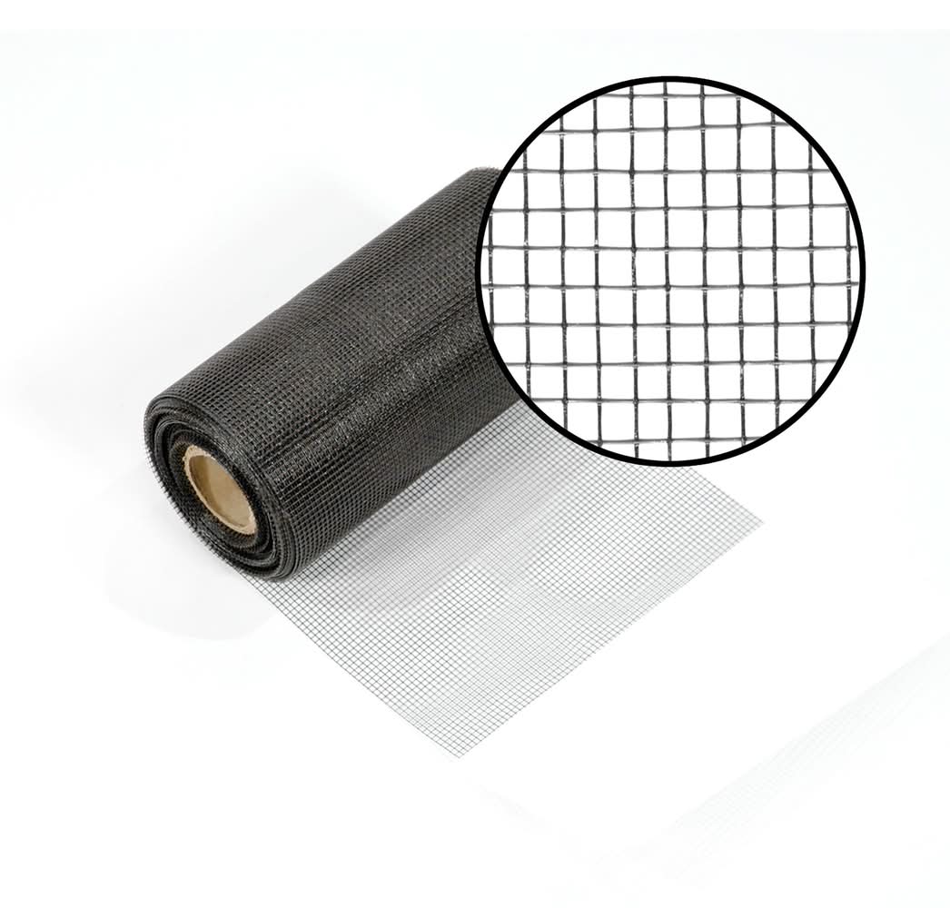 Phifer Vent Mesh 8-in x 100-ft Charcoal Fiberglass Screen mesh