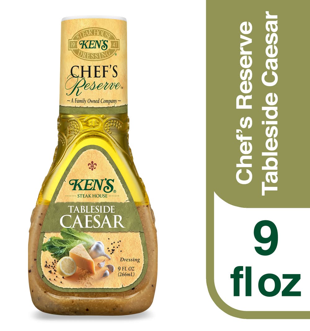 Ken's Steak House Chef's Reserve Dressing, Tableside Caesar (9 fl oz)