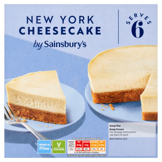 Sainsbury's New York Cheesecake (6 pack)