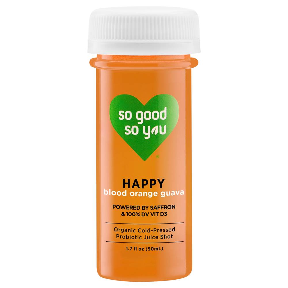 So Good So You Happy Blood Probiotic Juice Shot (1.7 fl oz) ( orange , guava)