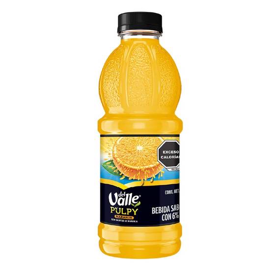 Del valle bebida sabor naranja (botella 400 ml)