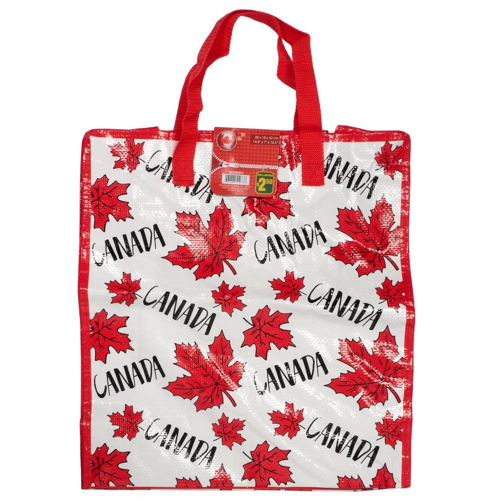 Dollarama Souvcanada Whandlezipper Printed Bag