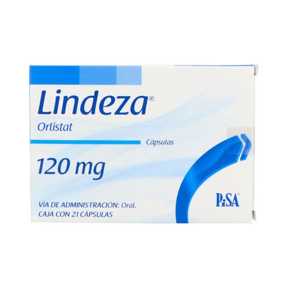 Pisa lindeza orlistat cápsulas 120 mg (21 piezas)