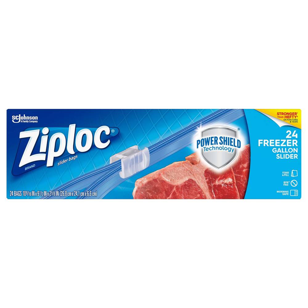 Ziploc Gallon Freezer Slider Bags