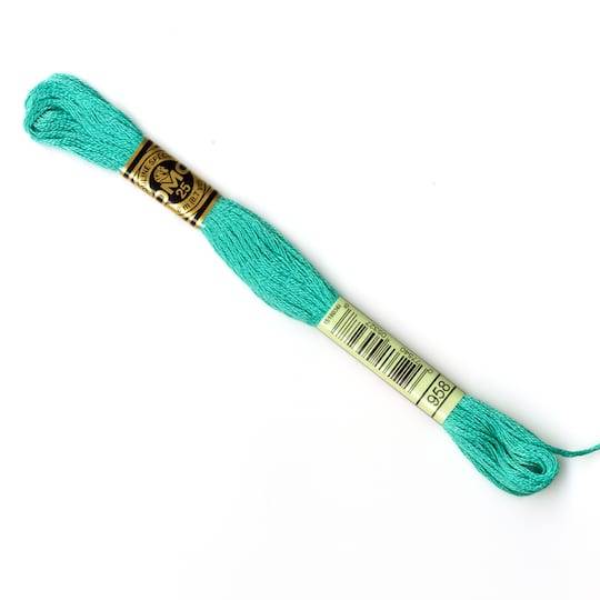 Dmc 6 Strand Embroidery Floss, Green