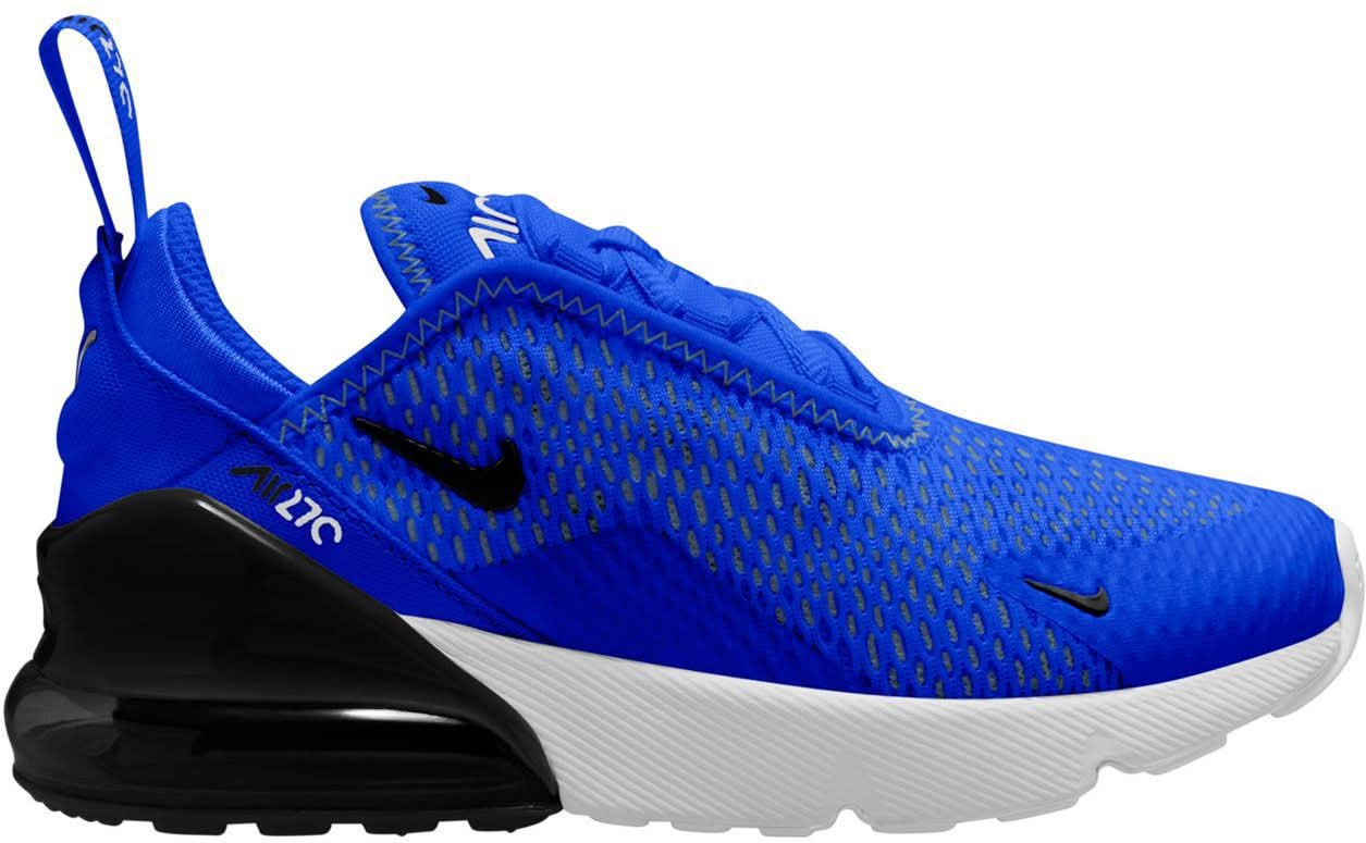 Nike Kids' Preschool Air Max 270 Shoes (Royal/Black/White, 1.0)