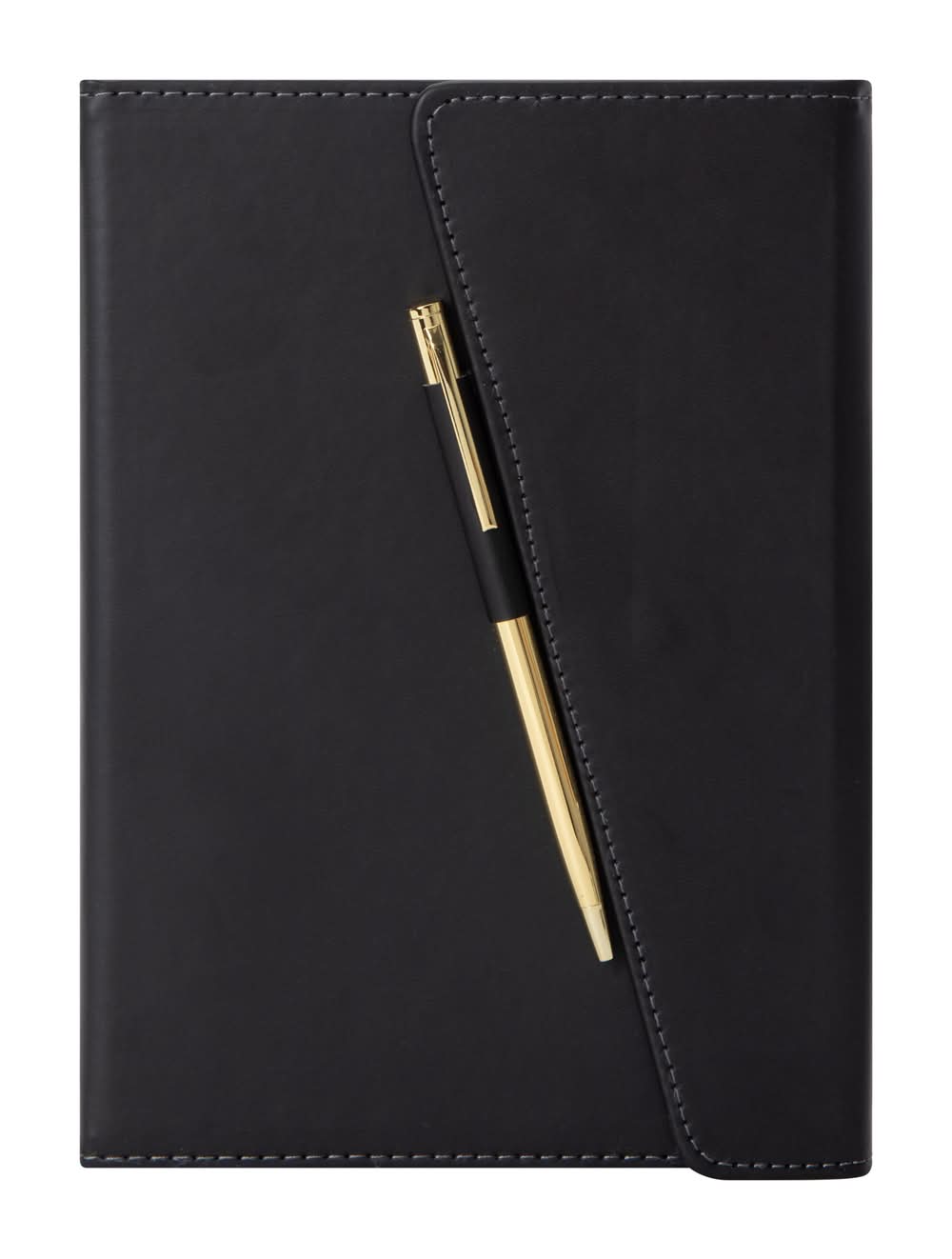 Slant Flap Journal Black