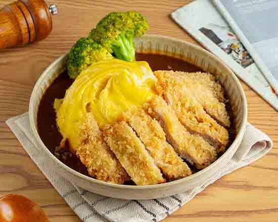 歐姆蛋厚切炸豬排咖哩飯