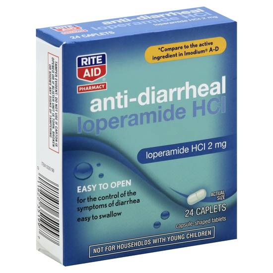 Rite Aid Anti-Diarrheal Ioperamide Hci (2 mg)