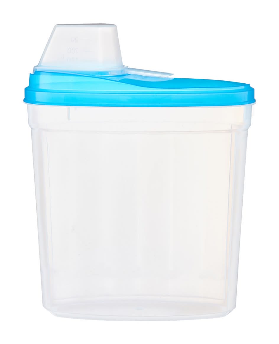 Stor-All Solutions Food Keeper Containers With Pop Up Lid, L, White