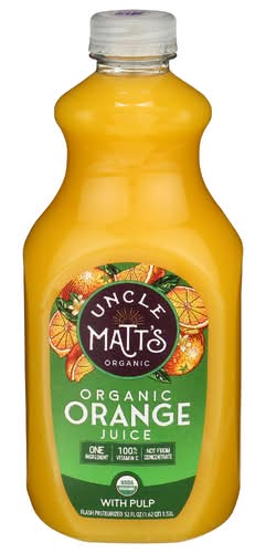 Uncle Matt's Organic Orange Juice with Pulp