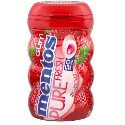 Mentos Gum Strawberry 50 Count