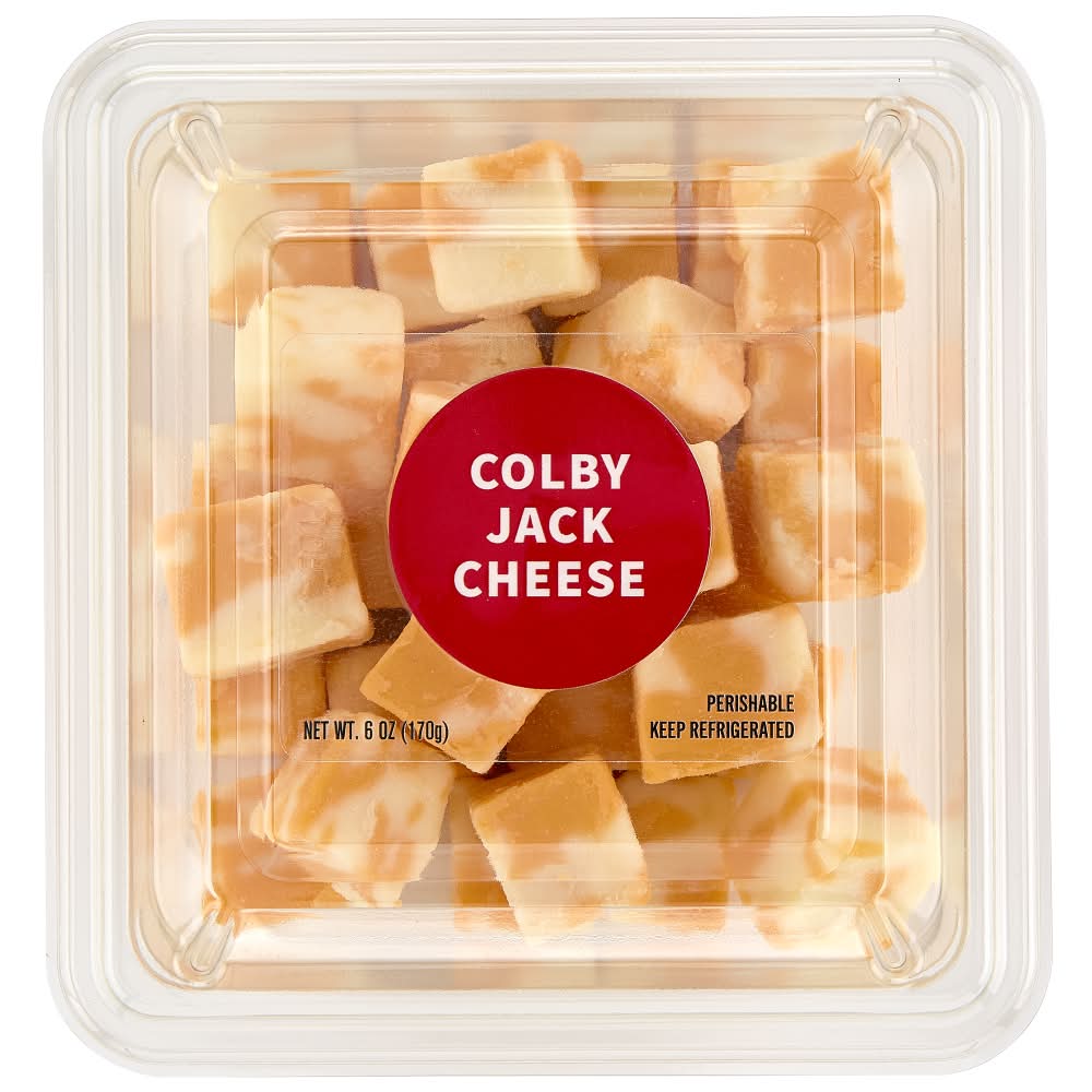 Upper Cut Cubed Colby Jack Cheese (6 oz)