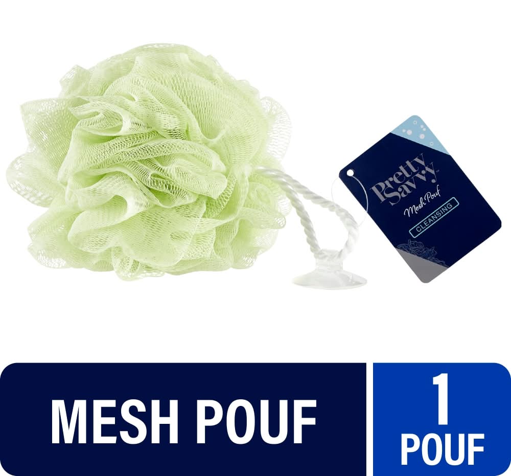 Pretty Savvy Cleansing Mesh Pouf
