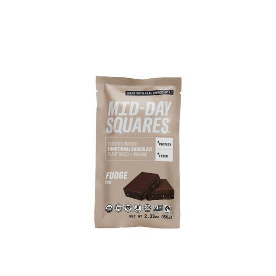 Mid-Day Squares Functional Fudge Bar, Chocolate (2.33 oz)