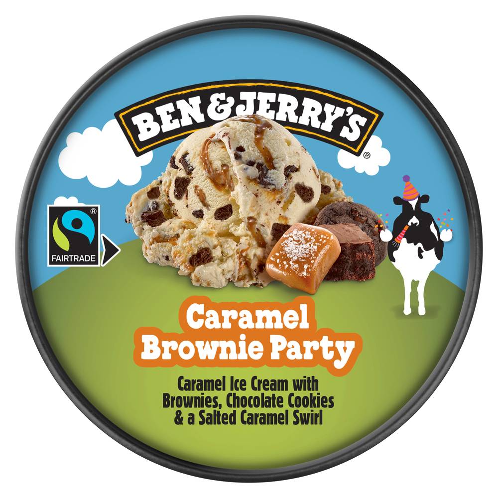 Glace Ben & Jerry's Caramel Brownie Party (465 ml)