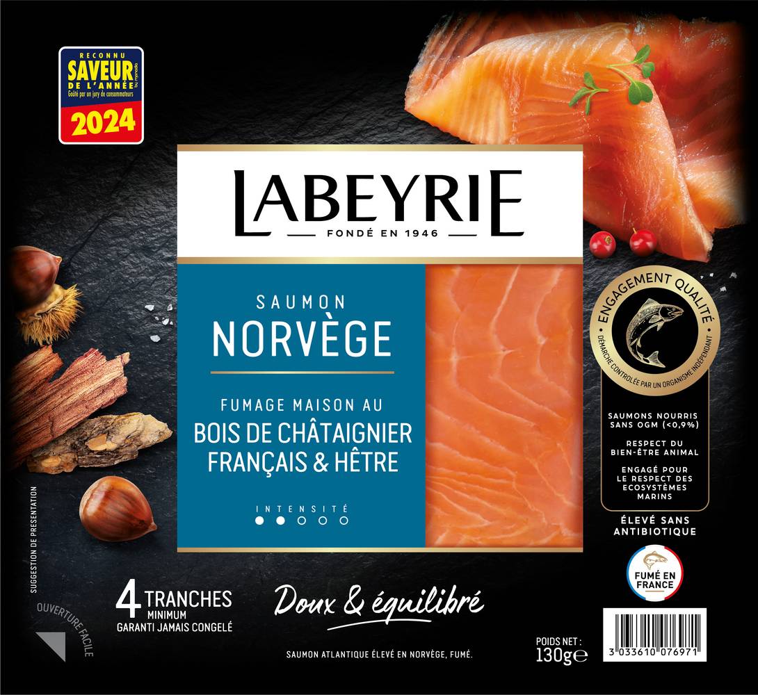 Labeyrie - Saumon fumé le norvège réduit en sel (6)