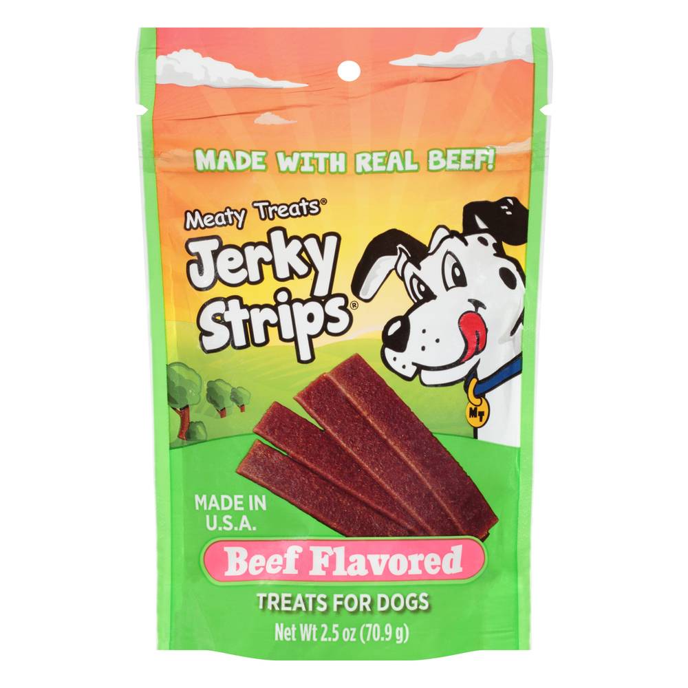 Meaty Treats Beef Flavored Jerky Strips (2.5 oz)