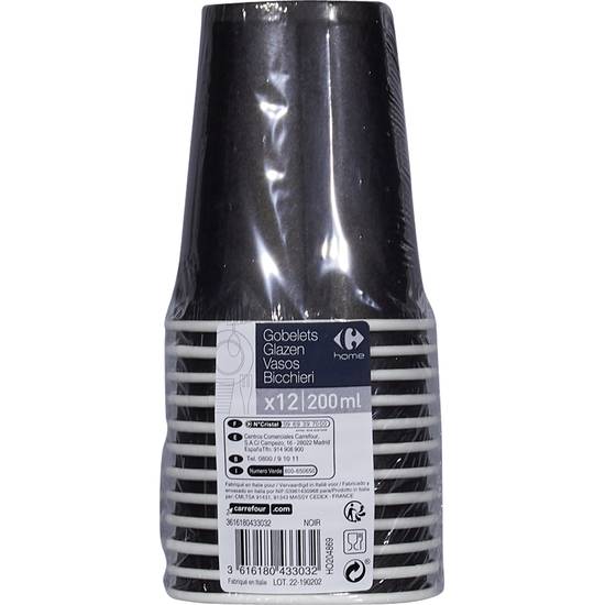 Carrefour Home - Gobelets capacité de 200ml