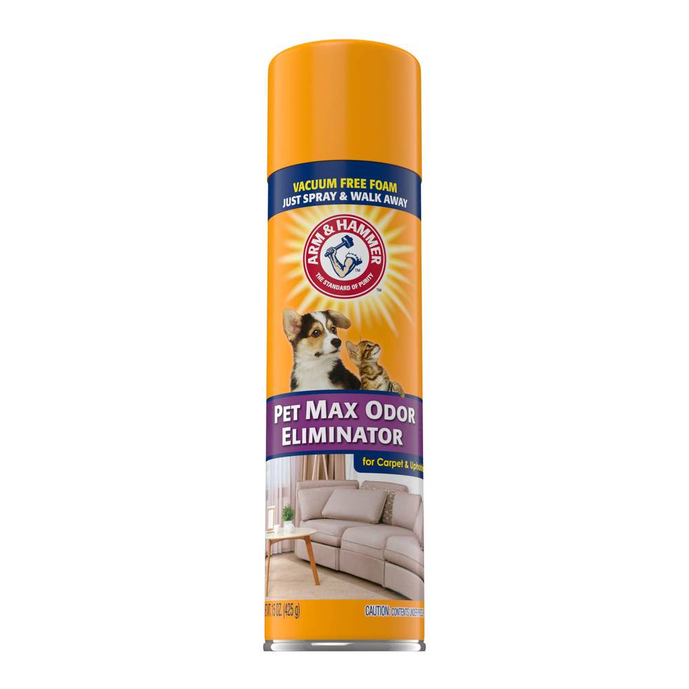 Arm & Hammer Max Odor Eliminator Vacuum Free Foam (15 oz)