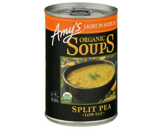 Amy's · Organic Soups Light in Sodium Low Fat Split Pea Soup (14.1 oz)