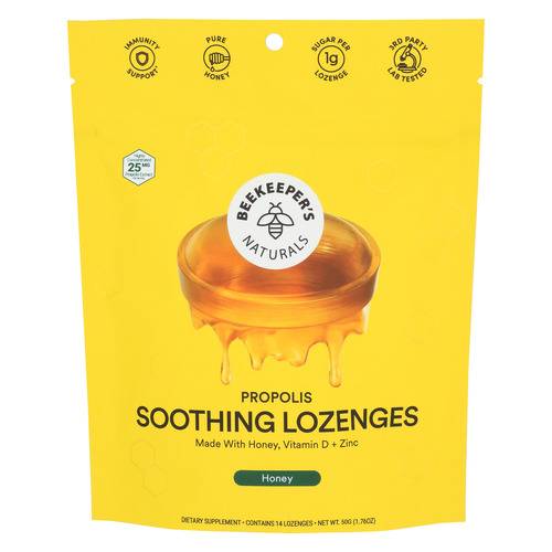 Beekeepers B. Soothed Honey Lozenges