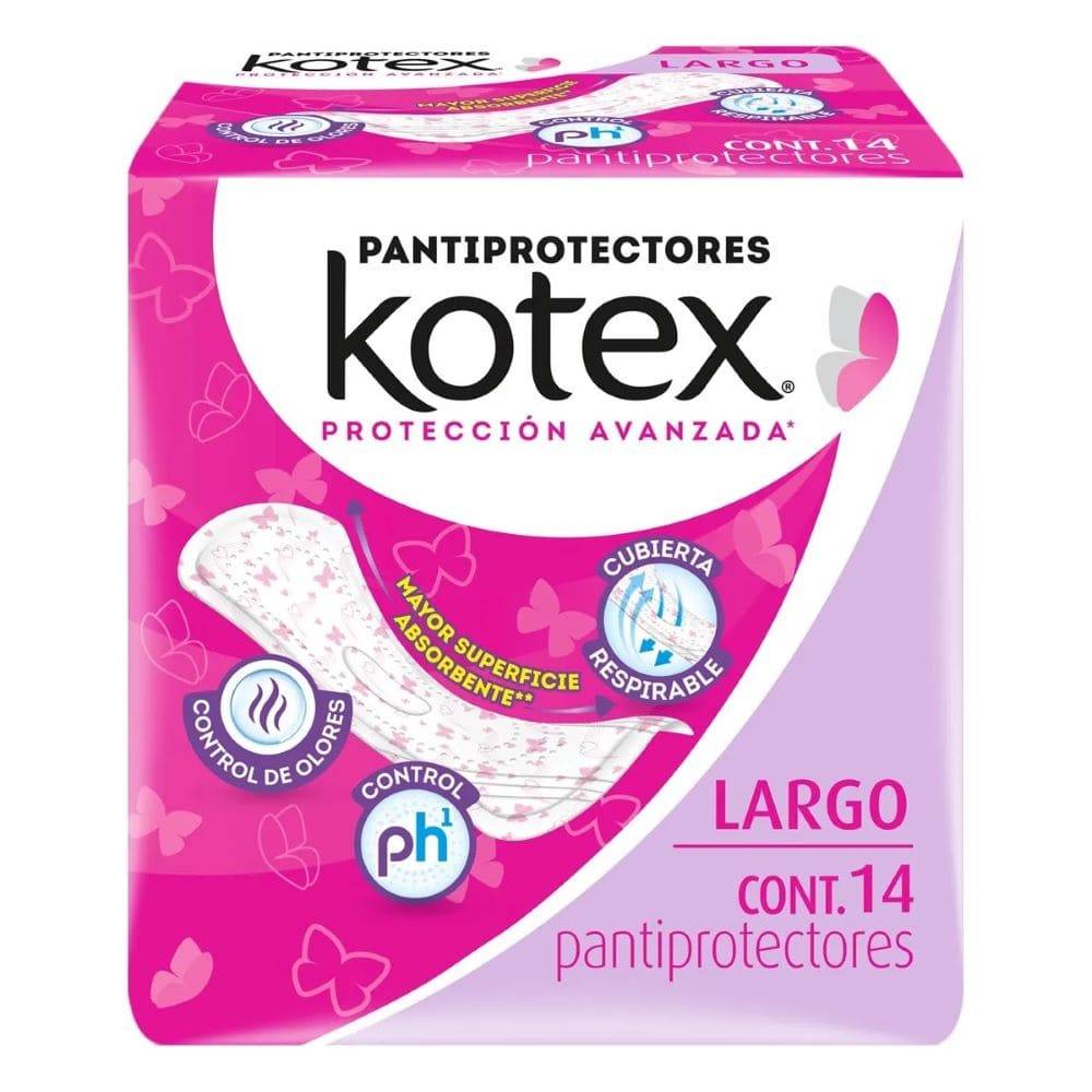 Kotex · Pantiprotectores largos (14 un)