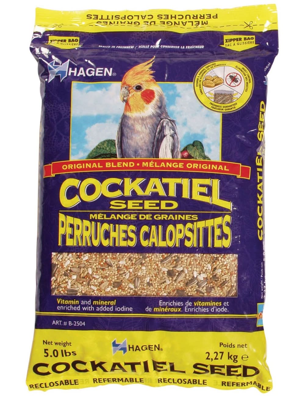 Hagen Cockatiel Seed, 5 lb