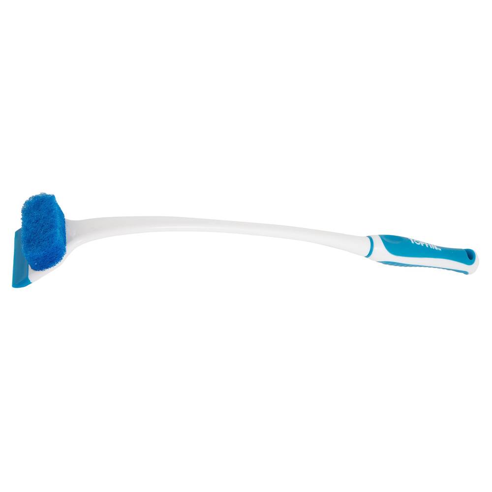 Top Fin Aquarium Scrubber & Scraper Combo (white & blue)