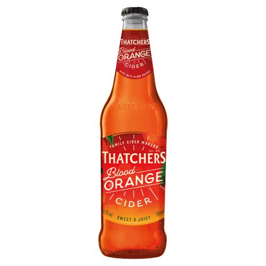 Thatchers Blood Orange Cider Bottle 500ml