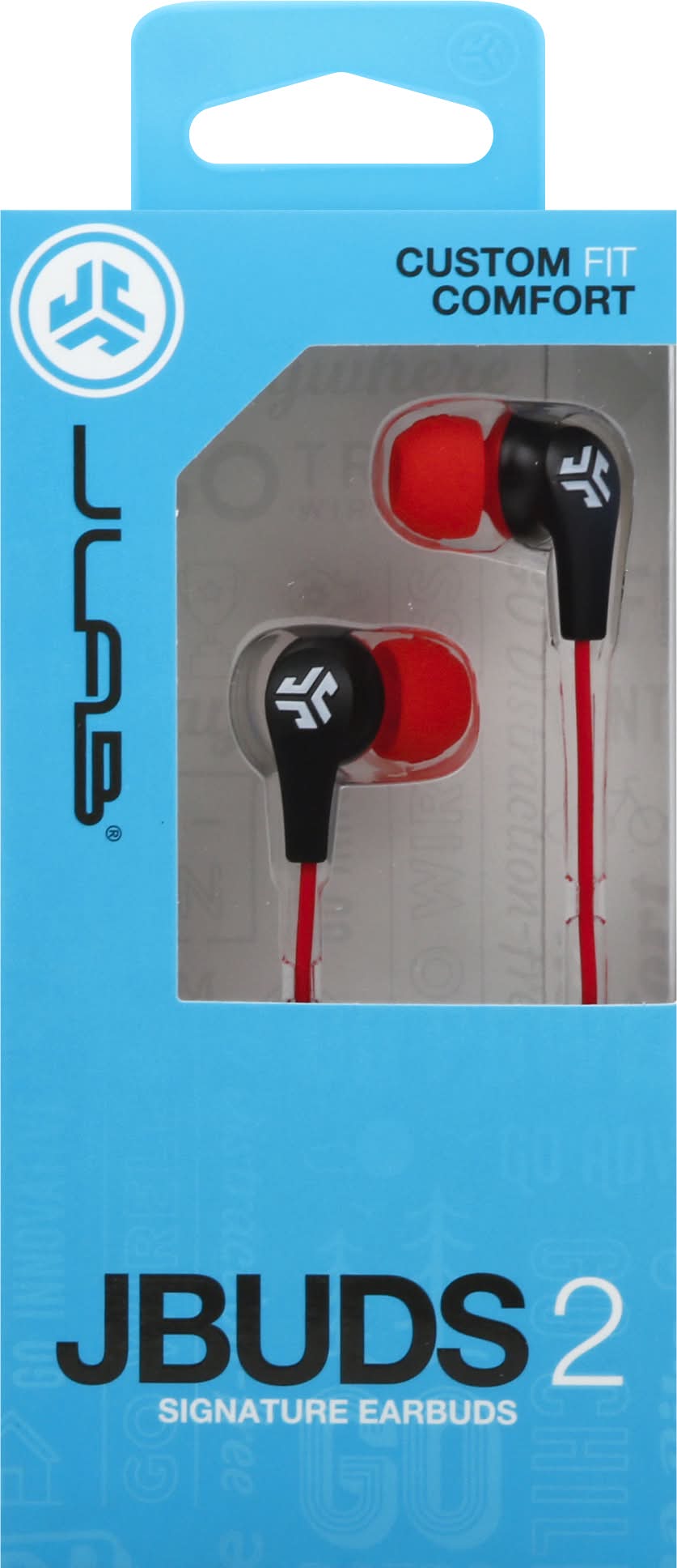 JLab Jbuds 2 Blaze Red Signature Earbuds (1.6 oz)
