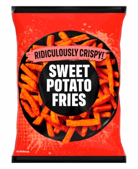 Iceland Ridiculously Crispy Sweet Potato Fries (600g)