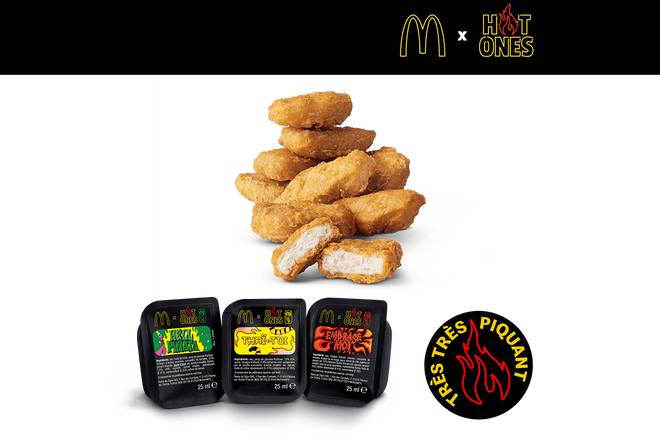 9 CHICKEN McNUGGETS™ McDO x HOT ONES