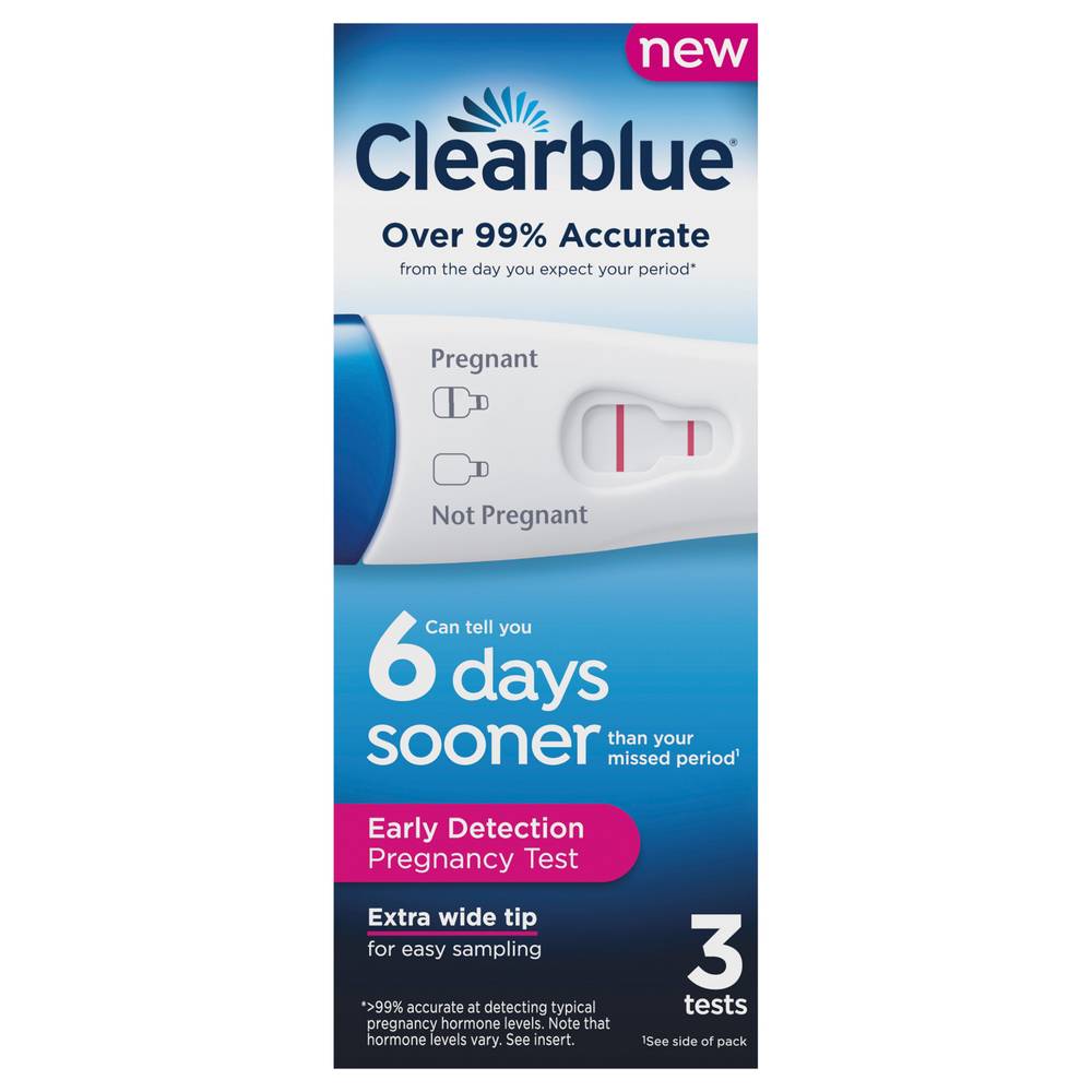 Clearblue Early Detection Pregnancy Test (3 ct)