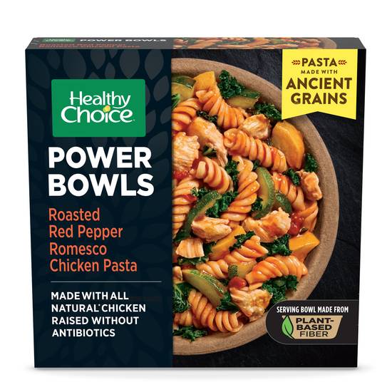 Healthy Choice Power Bowls Pasta Frozen Meal (roasted red pepper romesco chicken)