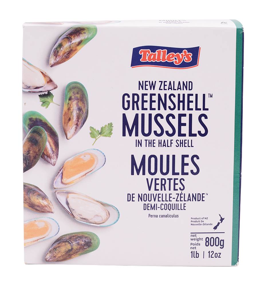 Talley’s New Zealand Green Shell Mussels (800g)