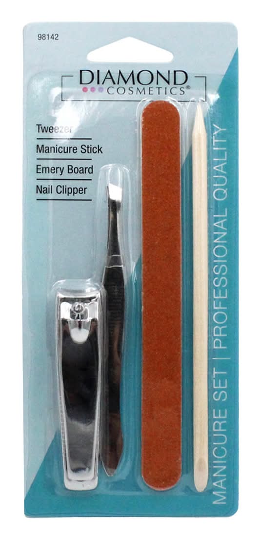 Diamond Cosmetics Professional Quality Manicure Set 4 Pc