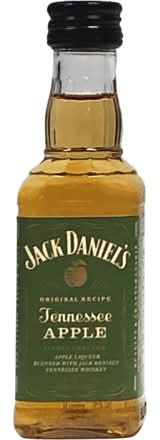 Jack Daniel's Tennessee Apple Flavored Whiskey 50ml Plastic Bottle
