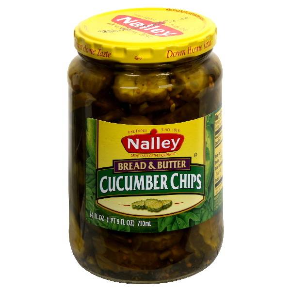 Nalley Pickles Cucumber Chips Bread&Butter