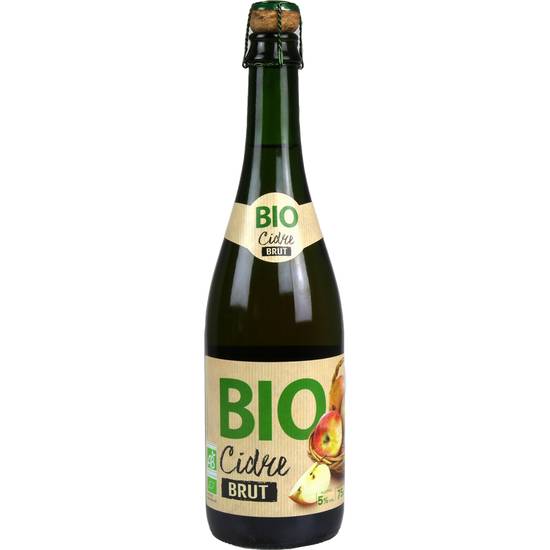 Cidre brut Bio franprix bio 75cl