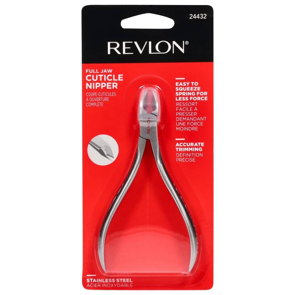 Revlon Full Jaw Cuticle Trimmer Quality Stainless Steel and High Precision Blade