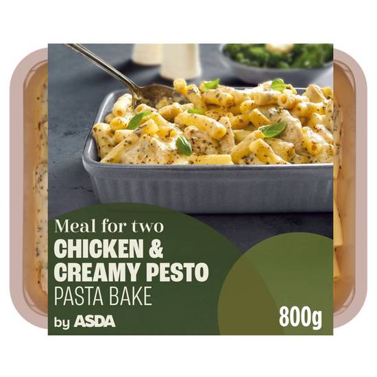 Asda Italian Inspired Chicken & Creamy Pesto Pasta Melt 800g