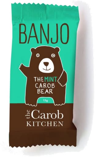 The Carob Kitchen Banjo Bear, Mint (15g)