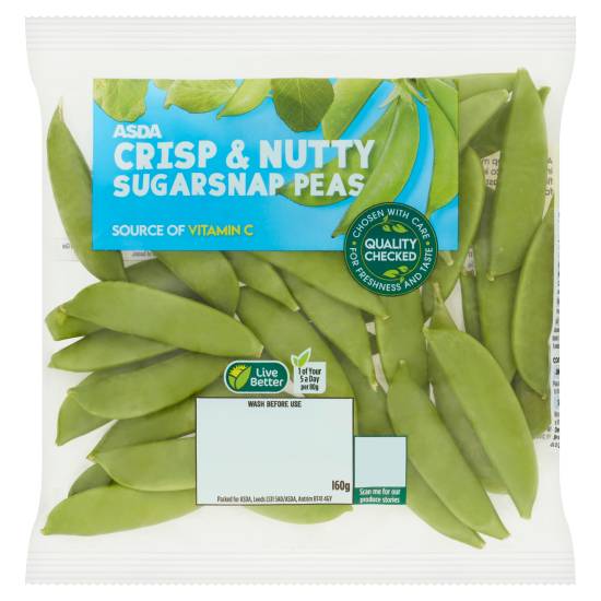 ASDA Crisp & Nutty Sugarsnap Peas (160g)