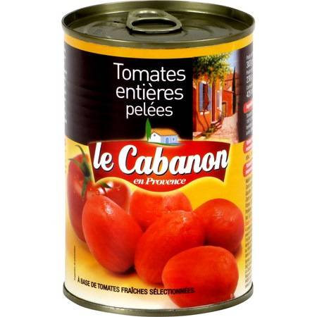 Tomates entières pelées LE CABANON - la boite de 238 g net égoutté