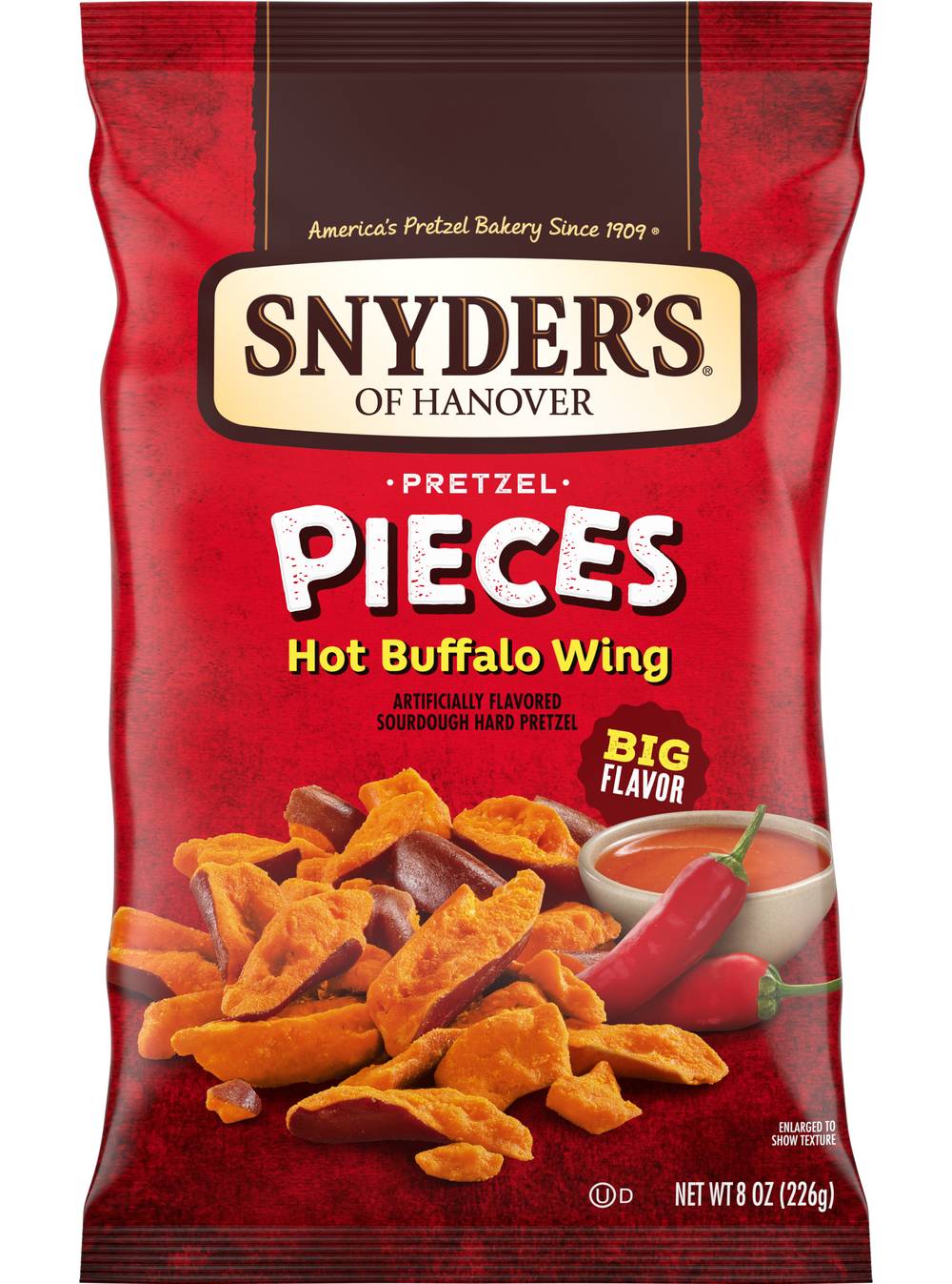 Snyder's of Hanover Hot Buffalo Wing Pretzels Pieces (8 oz)